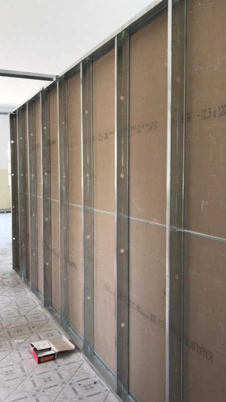 instalação de parede drywall